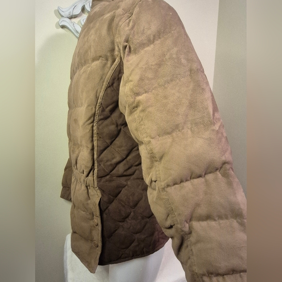 Snow Mountain Down Riding Jacket Outback Trading Company Back Gather With Flap - Picture 7 of 15